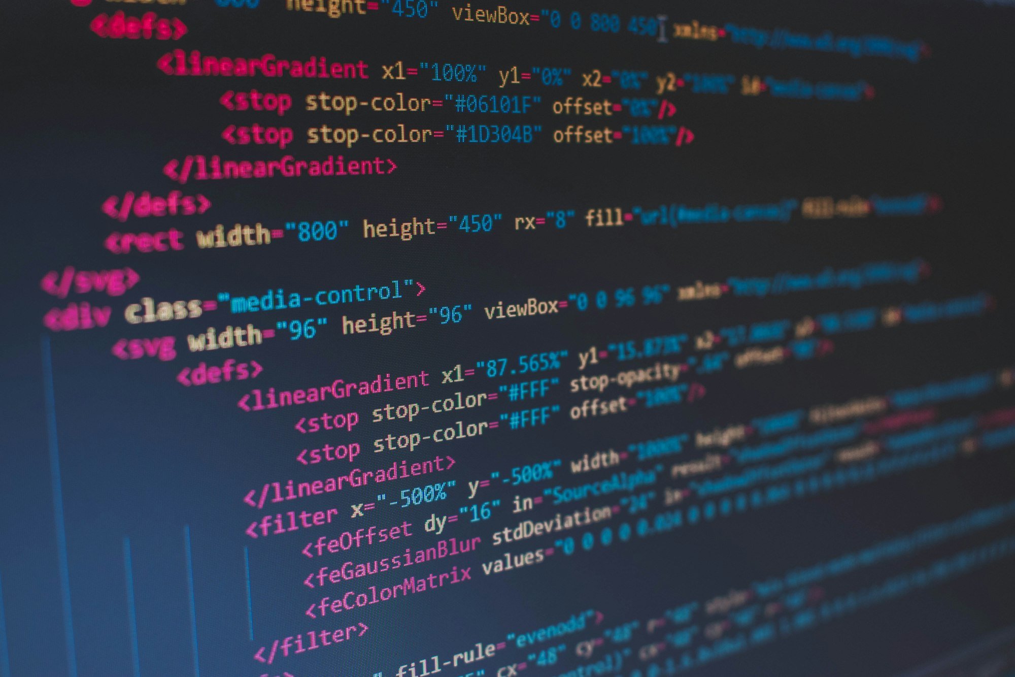 Dark-mode code editor — requirements readable from the IDE